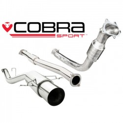 SB30a Cobra Sport Subaru Impreza WRX / STI (2006-07) Turbo Back Package - Round Silencer (with Sports Catalyst & Resonater), Cobra Sport, SB30a
